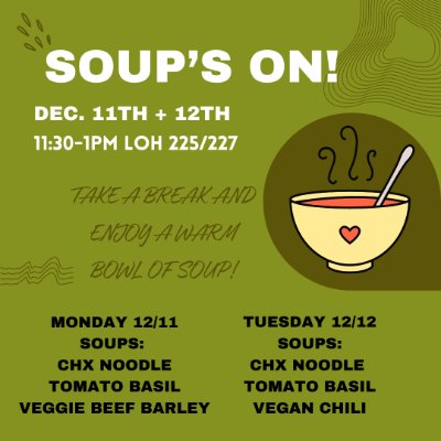Soup's On Flyer